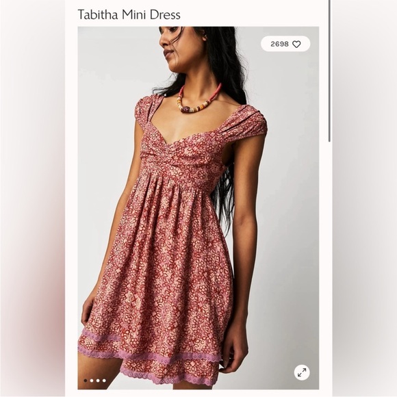 New w/ Tags Tabitha Mini Dress from Free People - Picture 2 of 10